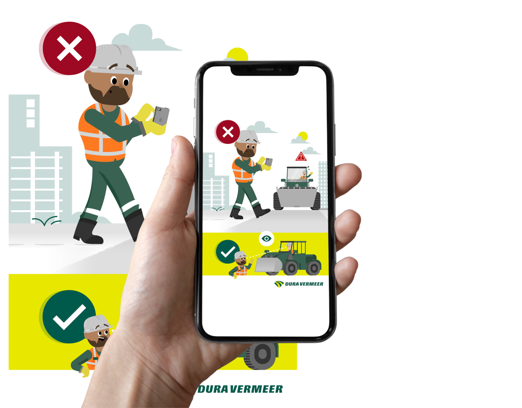 iPhone in Hand Mockup Dura Vermeer AR